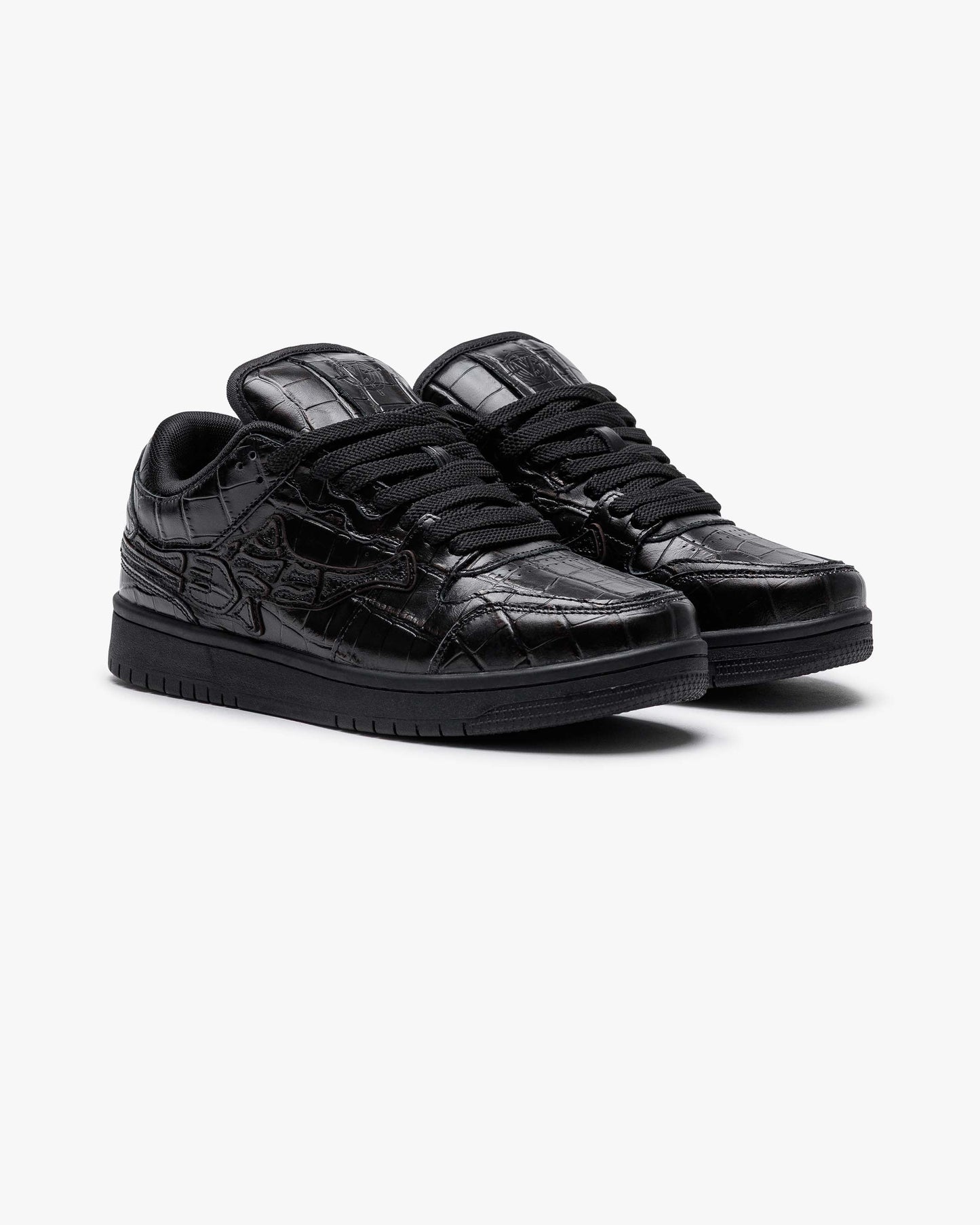 AKIMBO LOWS "BLACK CROCO"